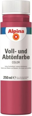Alpina COLOR Voll- und Abtönfarbe, Shocking Pink seidenmatt, 250 ml, 819647