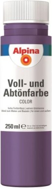 Alpina COLOR Voll- und Abtönfarbe, Sweet Violet seidenmatt, 250 ml, 819648