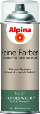 Alpina Feine Farben Sprühlack, Held des Waldes, 400ml Edelmatt, 983743