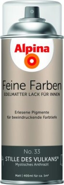 Alpina Feine Farben Sprühlack, Stille des Vulkans, 400ml Edelmatt, 983719