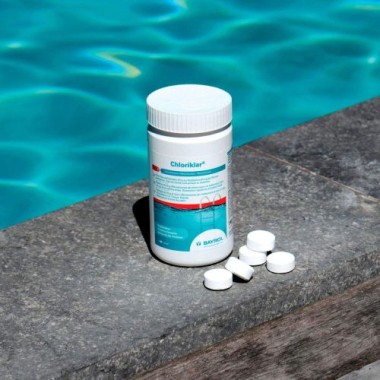 BAYROL Chloriklar - Chlortabs 20g mit sehr hohem Aktivchlor Gehalt - organisch - 1 kg 76030