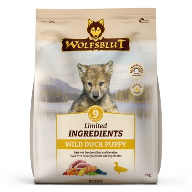 Wolfsblut Limited Ingredients Puppy,  Wild Duck, Trockenfutter, 1 kg, WB842242