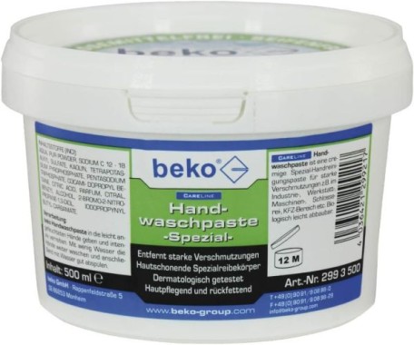 Beko CareLine Handwaschpaste -Spezial- 500 ml, 299 3 500