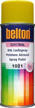 Belton SpectRAL Lackspray 1021 Rapsgelb, glänzend, 400 ml, 324019