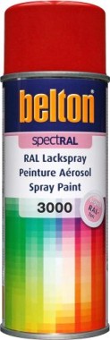 Belton SpectRAL Lackspray 3000 Feuerrot, glänzend, 400 ml, 324040