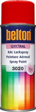 Belton SpectRAL Lackspray 3020 Verkehrsrot, glänzend, 400 ml, 324056