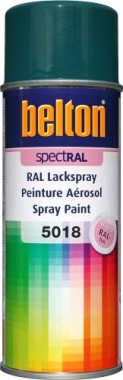 Belton SpectRAL Lackspray 5018 Türkisblau, glänzend, 400 ml, 324088