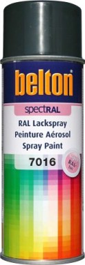 Belton SpectRAL Lackspray 7016 Anthrazitgrau, glänzend, 400 ml, 324141