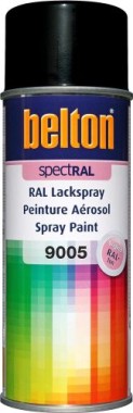 Belton SpectRAL Lackspray 9005 Tiefschwarz, glänzend, 400 ml, 324187