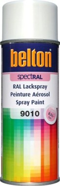 Belton SpectRAL Lackspray 9010 Reinweiß, glänzend, 400 ml, 324190