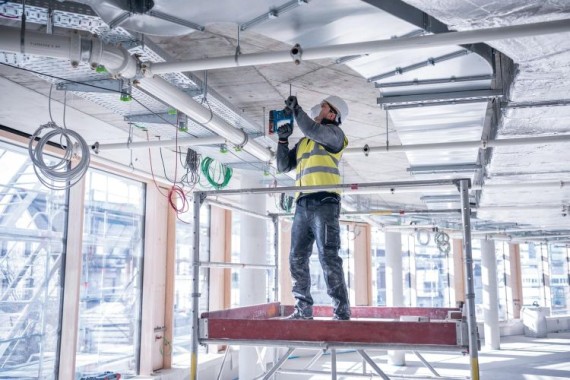 Bosch Professional 18V System Akku-Bohrhammer GBH 18V-22 Solo, in L-BOXX, 0611924001