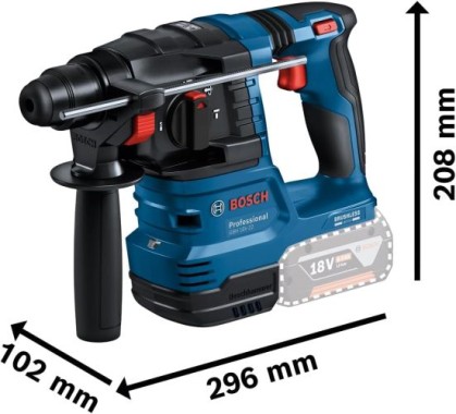 Bosch Professional 18V System Akku-Bohrhammer GBH 18V-22 Solo, in L-BOXX, 0611924001