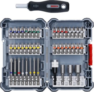 Bosch Professional 45-teiliges Pick and Click-Schrauberbit Mixed Set , 2.607.017.692