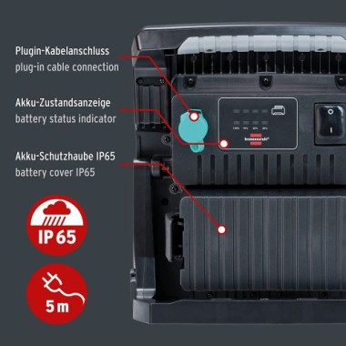Preview: Brennenstuhl Multi Battery LED Hybrid Baustrahler 6050 MH 1173140600
