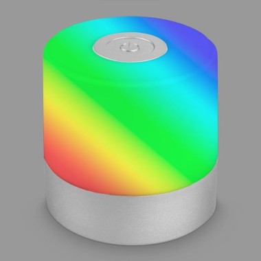 BRILONER LED Akku-Tischleuchte, 7 cm, Touch, 1,5W, 100lm, chrom-matt, 7462014