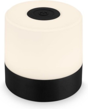 BRILONER LED Akku-Tischleuchte, 7 cm, Touch, 2W, 150lm, schwarz, 7461015