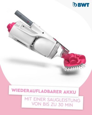 BWT Poolsauger BC30, Pools bis 15 m³, kabelloser Betrieb, ohne Teleskopstange, 125300417