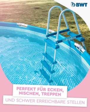 BWT Poolsauger BC30, Pools bis 15 m³, kabelloser Betrieb, ohne Teleskopstange, 125300417