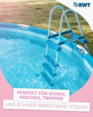BWT Poolsauger BC50, für Pools bis Zu 25 m³, kabelloser Betrieb, 125300418
