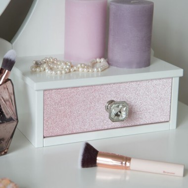 d-c-fix Klebefolie Metallic Glitzer rose pink, 45x150 cm, selbstklebende Deko-Folie für Möbel, F3410013
