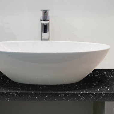 d-c-fix Klebefolie Black Granite, 67,5 x 200 cm, selbstklebende Deko-Folie für Möbel, F3468180