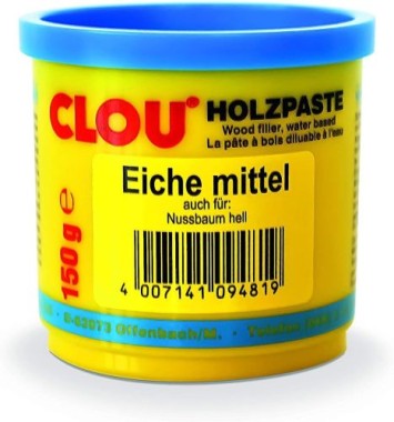 Clou Holzpaste Eiche mittel, 150 g, 945138