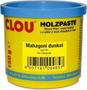 Clou Holzpaste Mahagoni dunkel, 150g, 945149