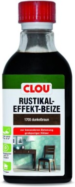 Clou Rustikaleffekt-Beize dunkelbraun, 250 ml, 945396