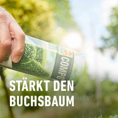 Compo Algenkalk für Buchsbäume, Pulver, zur Unterdrückung des Buchsbaumzünslers, 1 kg, 22079
