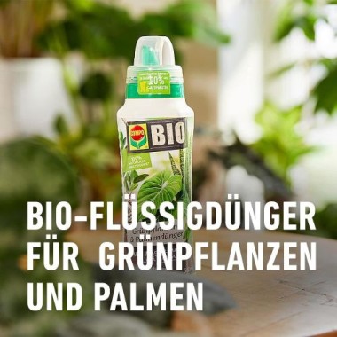 COMPO BIO Grünpflanzendünger und Palmendünger, 100% natürliche Inhaltsstoffe, 500 ml, 26829