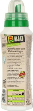 COMPO BIO Grünpflanzendünger und Palmendünger, 100% natürliche Inhaltsstoffe, 500 ml, 26829