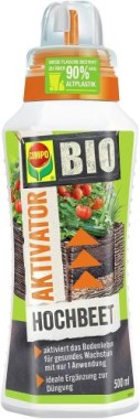 COMPO BIO Hochbeetaktivator, für eine besonders ertragreiche Ernte, 100% natürliche Inhaltsstoffe, 500 ml, 28640