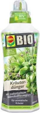 COMPO BIO Kräuterdünger für alle Gewürzpflanzen und Kräuter, 500 ml, 22246