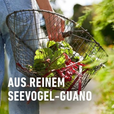 COMPO BIO Naturdünger mit Guano, für alle Gartenpflanzen, 3 kg, 12451
