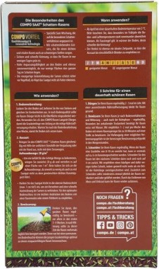 COMPO SAAT Schatten-Rasen, 1 kg, für 50 m², 13896