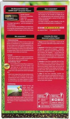 COMPO SAAT Strapazier-Rasen, 1 kg, für 50 m², 13885
