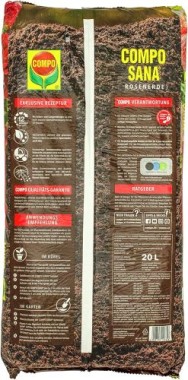 Compo SANA Rosenerde, für alle Beet- und Topfrosen, 20 Liter, 11631