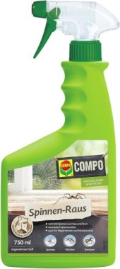 COMPO Spinnen-Raus, Vergrämungsmittel zum Vertreiben von Spinnen, Natürlicher Wirkstoff, 750 ml, 23024