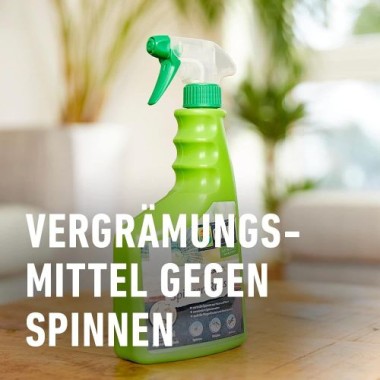 COMPO Spinnen-Raus, Vergrämungsmittel zum Vertreiben von Spinnen, Natürlicher Wirkstoff, 750 ml, 23024