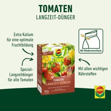 Compo Tomaten Langzeit-Dünger 850g, 26052