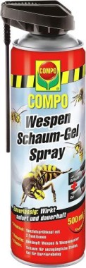 COMPO Wespen Schaum-Gel-Spray, Sofort- und Langzeitwirkung, 500 ml, 20601