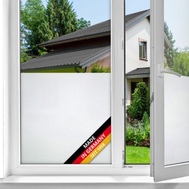 d-c-fix Fensterfolie static Frost, 90 cm x 1,5 m, selbstklebende blickdichte Sichtschutzfolie, F3385011
