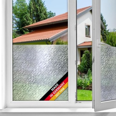 d-c-fix Fensterfolie Snow, 67,5 cm x 2 m, selbstklebende blickdichte Sichtschutzfolie, F3468011