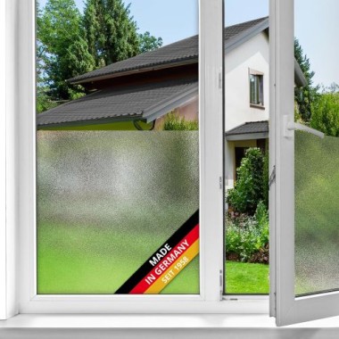 d-c-fix Fensterfolie static Milky, 67,5 cm x 1,5 m, selbstklebende blickdichte Sichtschutzfolie, F3388031