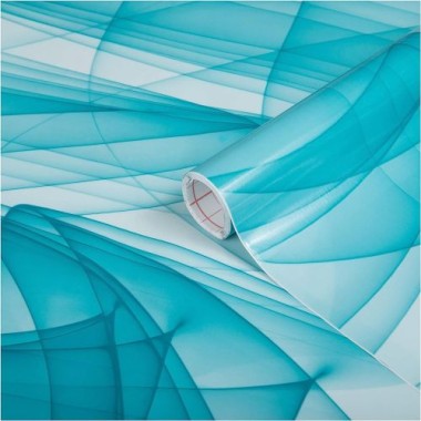 d-c-fix Klebefolie Murano Blue, 45 cm x 1,5 m, selbstklebende Deko-Folie, F3431005
