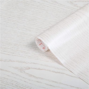 d-c-fix Klebefolie Perlmuttholz Weiß, 67,5 cm x 2 m, selbstklebend Deko-Folie für Möbel, F3468039
