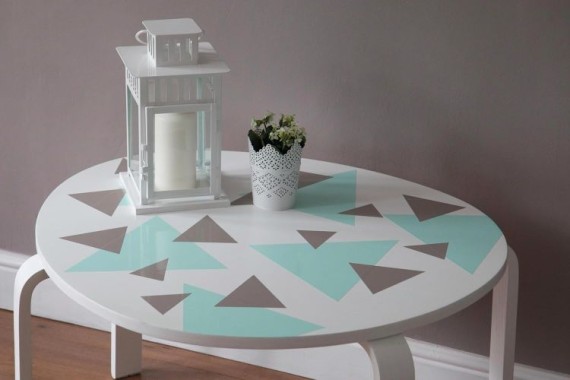 d-c-fix Klebefolie Uni Lack mint, 45 cm x 2 m, selbstklebende Deko-Folie für Möbel, F3460665