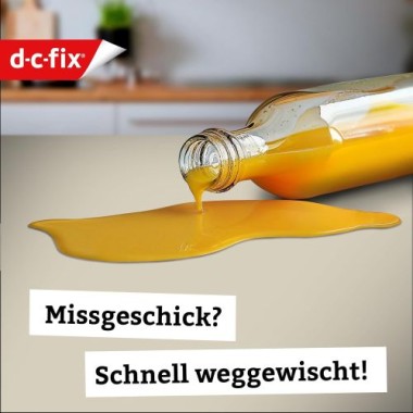 d-c-fix Tischdecke PVC-frei Almond, 140 cm, rund, F2362022