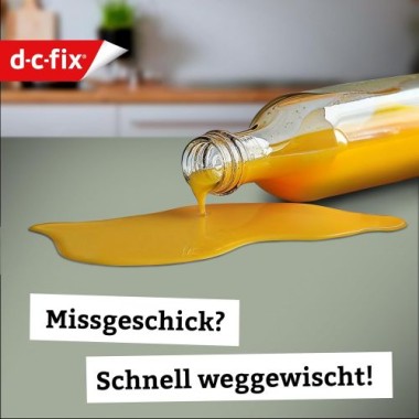 Preview: d-c-fix Tischdecke PVC-frei Sage Green, 180 x 140 cm, eckig, F2362031