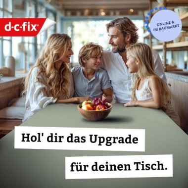 d-c-fix Tischdecke PVC-frei Sage Green, 180 x 140 cm, eckig, F2362031